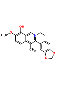 13-甲基小檗红碱结构式_53912-30-4结构式