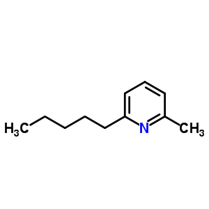 2-甲基-6-戊基-吡啶结构式_5394-28-5结构式