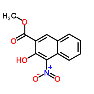 3-羟基-4-硝基-萘-2-羧酸甲酯结构式_5394-81-0结构式