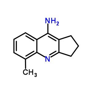 2,3-二氢-5-甲基-1H-环戊并[b]喹啉-9-胺结构式_53970-64-2结构式