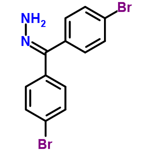 4,4-二溴苯甲酮肼酮结构式_54008-12-7结构式