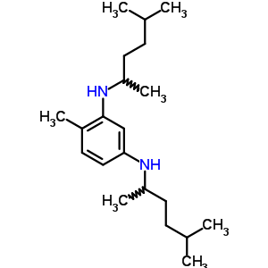 N,N-双(1,4-二甲基戊基)-4-甲基-1,3-苯二胺结构式_54061-05-1结构式