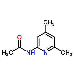 N-(4,6-二甲基-2-吡啶)乙酰胺结构式_5407-88-5结构式