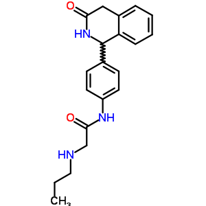 4’-(3-Oxo-1,2,3,4-tetrahydroisoquinolin-1-yl)-2-(propylamino)acetanilide Structure,54087-38-6Structure