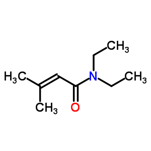 N,N-二乙基-3-甲基-2-丁酰胺结构式_5411-63-2结构式