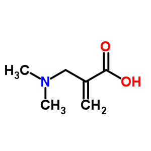 N,N-二甲基-2-亚甲基-β-丙氨酸结构式_5415-98-5结构式