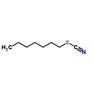 庚基硫氰酸结构式_5416-94-4结构式