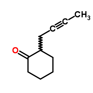 2-(2-丁炔基)环己酮结构式_54166-48-2结构式