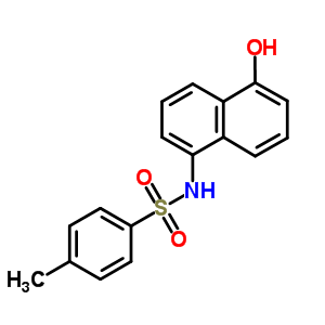 N-(5-羟基-1-萘)-4-甲基苯磺酰胺结构式_54179-45-2结构式