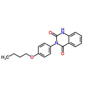 3-(4-丁氧基苯基)-2,4(1H,3h)-喹唑啉二酮结构式_54209-48-2结构式