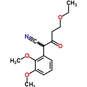 a-(3-乙氧基-1-氧代丙基)-2,3-二甲氧基-苯乙腈结构式_5424-64-6结构式