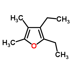 4,5-二乙基-2,3-二氢-2,3-二甲基呋喃结构式_54244-89-2结构式