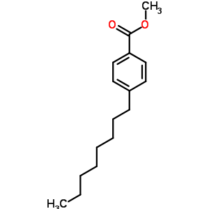4-辛基苯甲酸甲酯结构式_54256-51-8结构式