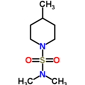 N,n,4-三甲基哌啶-1-磺酰胺结构式_5430-44-4结构式
