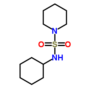 N-环己基哌啶-1-磺酰胺结构式_5430-49-9结构式