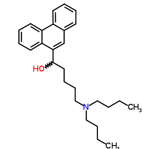 5-(二丁基氨基)-1-菲-9-基-1-戊醇结构式_5431-50-5结构式