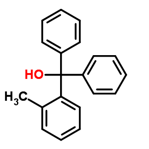 (2-甲基苯基)-二苯基-甲醇结构式_5432-54-2结构式