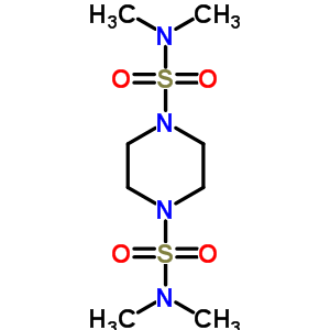 N,n,N,N-四甲基哌嗪-1,4-二磺酰胺结构式_5433-59-0结构式