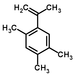 1-异丙烯基-2,4,5-三甲基苯结构式_54340-84-0结构式