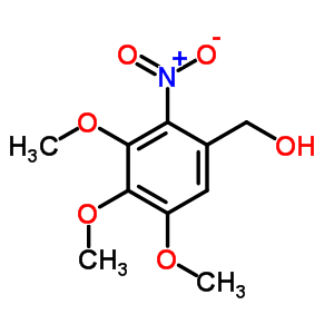 3,4,5-三甲氧基-2-硝基-苯甲醇结构式_5435-28-9结构式