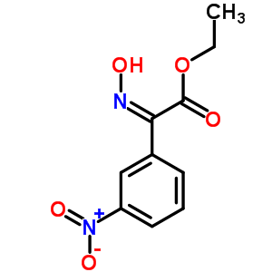 (2E)-2-羟基亚氨基-2-(3-硝基苯基)乙酸乙酯结构式_5435-68-7结构式