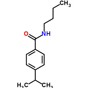 n-丁基-4-(1-甲基乙基)-苯甲酰胺结构式_5436-68-0结构式