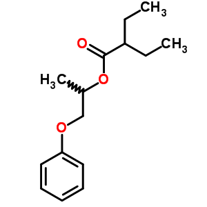 2-乙基-, 1-甲基-2-苯氧基丁酸乙酯结构式_5436-73-7结构式