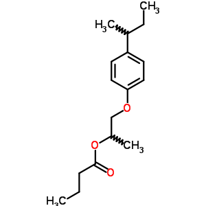 1-甲基-2-[4-(1-甲基丙基)苯氧基]丁酸乙酯结构式_5437-05-8结构式