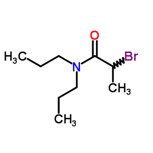 2-溴-N,N-二丙基-丙酰胺结构式_5439-36-1结构式