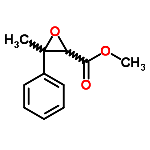 3-甲基-3-苯基-环氧乙烷-2-羧酸甲酯结构式_5441-04-3结构式