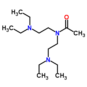 N,N-双[2-(二乙基氨基)乙基]-乙酰胺结构式_5441-23-6结构式