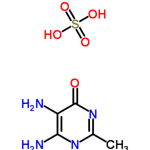 5,6-二氨基-2-甲基-1H-嘧啶-4-酮结构式_5442-02-4结构式