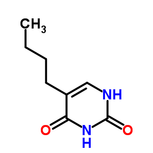 5-N-丁基尿嘧啶结构式_5442-52-4结构式