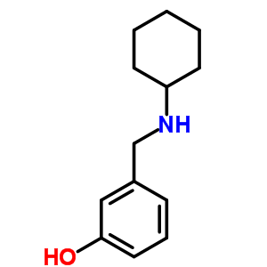3-[(环己基氨基)甲基]苯酚盐酸盐结构式_5442-63-7结构式