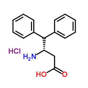 (S)-3-氨基-4,4-二苯基-丁酸盐酸盐结构式_544455-95-0结构式