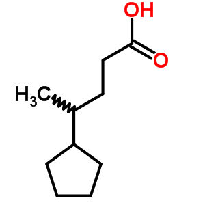 4-环戊基戊酸结构式_5445-47-6结构式