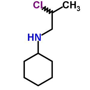 N-(2-氯丙基)环己胺盐酸盐结构式_5445-92-1结构式