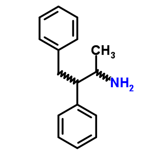 3,4-二苯基丁烷-2-胺结构式_5445-99-8结构式