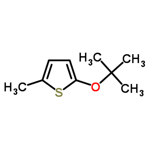2-(1,1-二甲基乙氧基)-5-甲基噻吩结构式_54461-04-0结构式
