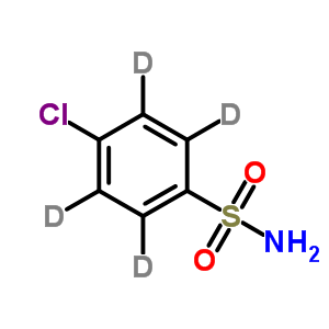 4-氯苯-d4-磺酰胺结构式_544686-14-8结构式