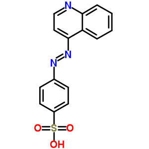 4-Quinolin-4-yldiazenylbenzenesulfonic acidStructure,5447-63-2Structure 4-Quinolin-4-yldiazenylbenzenesulfonic acid Structure,5447-63-2Structure
