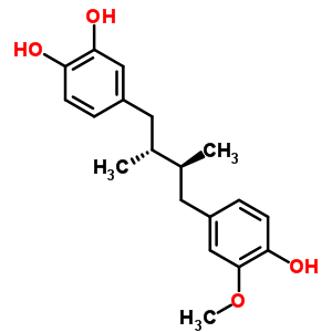 半去甲二氢愈创木酸结构式_54473-24-4结构式