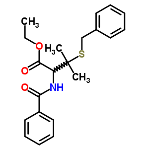 2-苯酰胺-3-苄基磺酰基-3-甲基-丁酸乙酯结构式_5448-25-9结构式