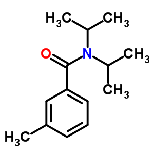 3-甲基-N,N-双(1-甲基乙基)-苯甲酰胺结构式_5448-36-2结构式