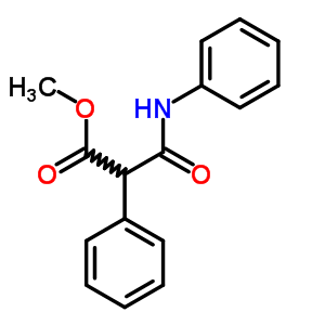 a-[(苯基氨基)羰基]-苯乙酸甲酯结构式_5449-36-5结构式
