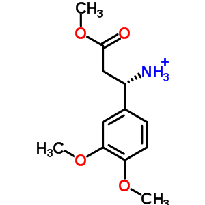 3-氨基-3-(3,4-二甲氧基苯基)丙酸甲酯 盐酸盐结构式_54503-20-7结构式