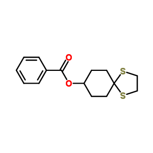 1,4-二硫杂螺[4.5]癸烷-8-醇 ,苯甲酸结构式_54531-77-0结构式