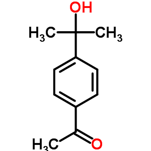 1-[4-(2-羟基丙烷-2-基)苯基]乙酮结构式_54549-72-3结构式