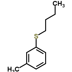 3-甲基苯基丁基硫化物结构式_54576-41-9结构式