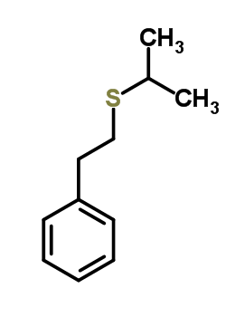 异丙基(苯乙基)硫化物结构式_54576-42-0结构式